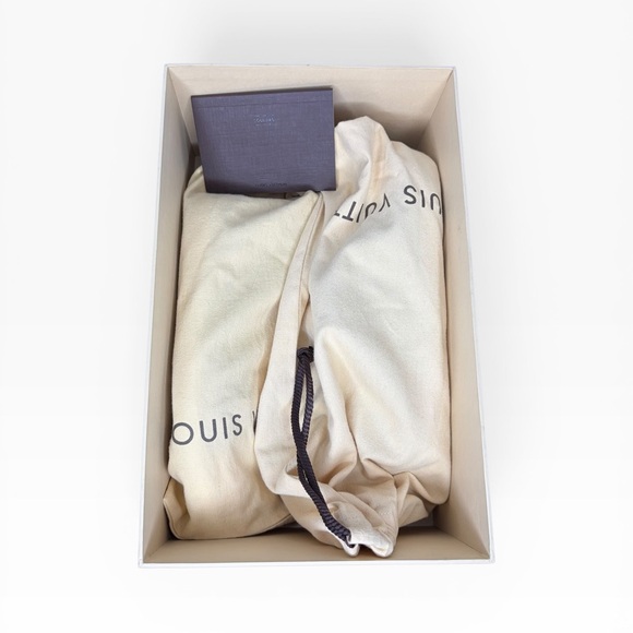 Louis Vuitton Navy and White Monogram Sneakers Size 37.5 - Picture 8 of 11